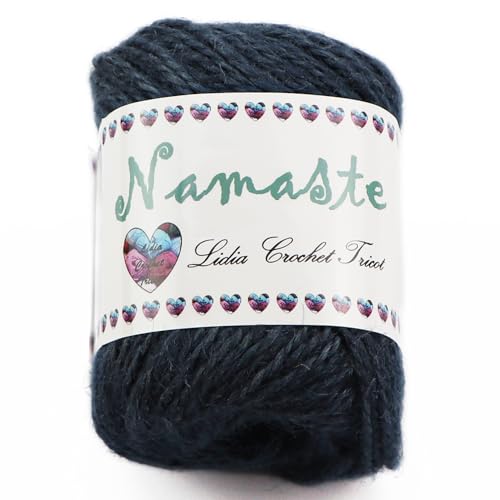 Fio para Tecido NAMASTE Yute Natural (100g - 9 Cores) Lidia Crochet Tricot - Fibras para artesanato - natural, 100g, 9 cores