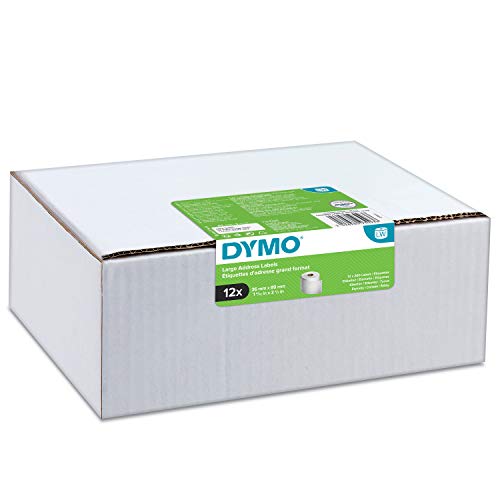 Etiqueta para Impressão DYMO LW-36X89MM DYMO - Etiquetas de endereço - preto, etiquetas, termo transferência, 260 páginas