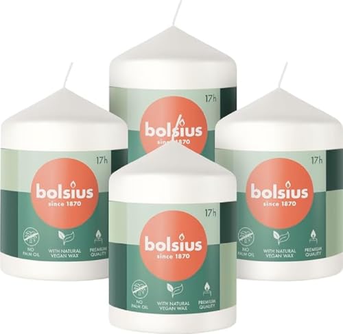 Vela Decorativa Bolsius | Branco | 4-8 x 6 cm BOLSIUS - Velas - branco, 4-8 x 6 cm, fresco