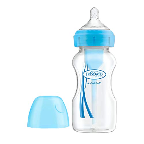 Garrafa de água para bebê DR. BROWNS 240 ml azul HANDI-CRAFT - Biberões - 240 ml, bebé, azul