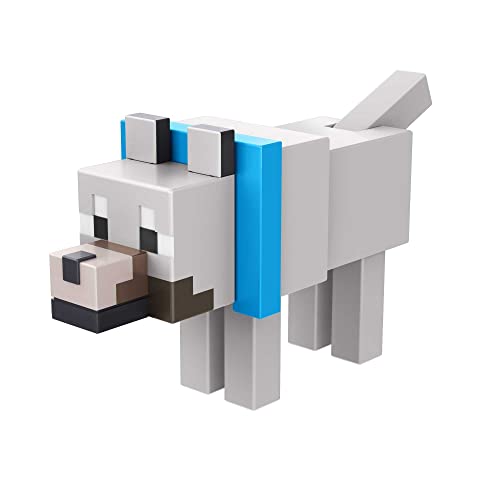 Figura de Ação MINECRAFT Minecraft Wolf (Idade Mínima Recomendada: 3 anos) Mattel - Bonecos de ação e brinquedo - minecraft, wolf, 3 anos