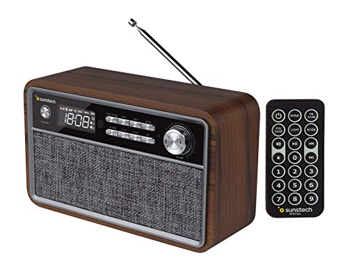 Rádio SUNSTECH RPBT500 (Preto - Digital - FM/AM - Pilhas e Corrente) SUNSTECH - Radios - digital, fm/am, bluetooth, pilhas, corrente