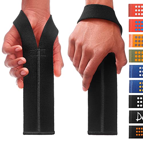 Acessório de Musculação WARM BODY COLD MIND V1 Lifting Straps WARM BODY COLD MIND - Luvas de levantamento de peso e suportes para as mãos - preto, algodão, resistente à água