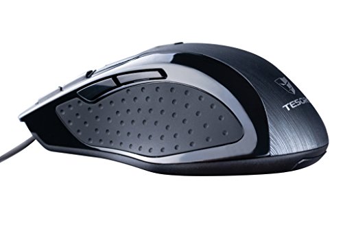 Rato TESORO Shrike H2L-BK (Ótico - 3200 dpi - Preto) Tesoro - Ratos e trackballs - 3200 dpi, laser, ótico, preto