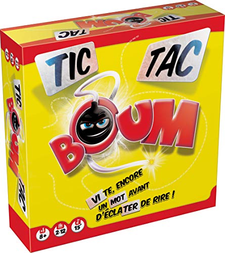 Jogo Coletivo ASMODEE Tic Tac Boom (Idade Mínima Recomendada: 8 anos) Asmodee - Jogos - jogo coletivo, asmaodee, tic tac boom, idade mínima: 8 anos, tabuleiro, palavra, som imposível, bomba, rápido, memória