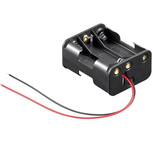 Cabo de Energia CABLEPELADO 3.6V - 200mm CABLEPELADO - Baterias - 3.6V, 200mm, baterias aa, plástico preto
