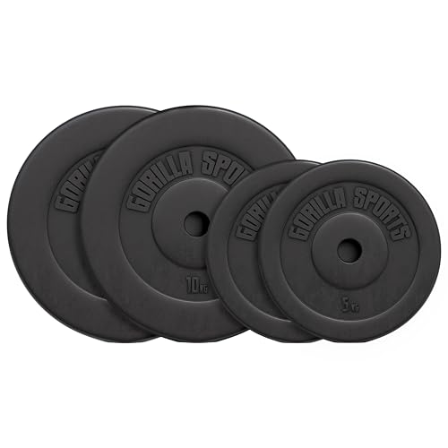 Conjunto de Discos de Pesos GORILLA SPORTS GORILLA SPORTS GMBH - Roupa - discos, pesos, fitness