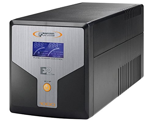 UPS INFOSEC E2 LCD (1000 VA - 800 W - 8 tomadas) Infosec - Ups - 1000 VA, 800 w, 8 tomadas, 12 Ah
