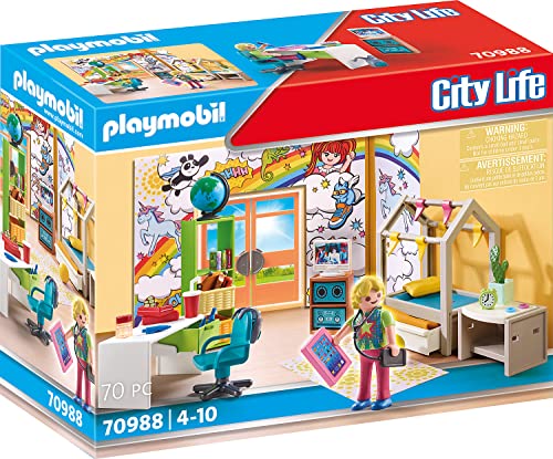 Playmobil City Life: Quartos para adolescentes PLAYMOBIL - Downloads de música digital - cama dupla, acessórios, cidade