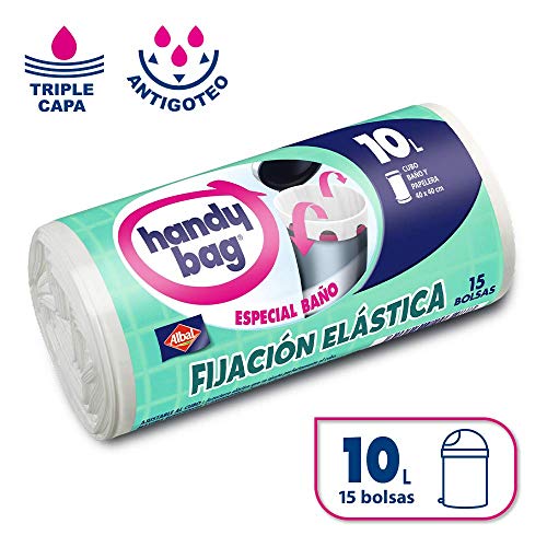 Sacos do Lixo HANDY BAG (Branco - Polietileno - 25 x 40 cm) HANDY BAG - Sacolas de lixo - branco, polietileno, 25x40 cm