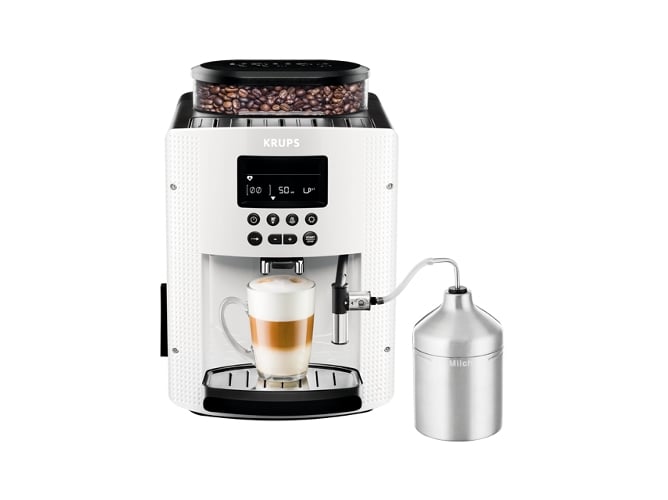 Máquina de Café Krups XEUSL11.0B 15-bar Preto Krups - Máquinas de café espresso - 15 bar, 275g, reservatório de leite, ajuste de temperatura