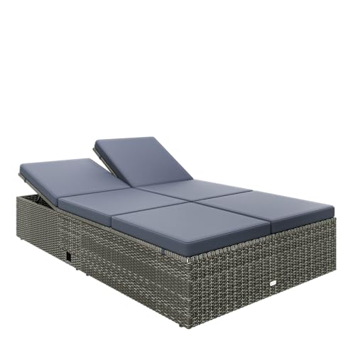 Conjunto de 2 Cadeiras Dobráveis CASARIA Cinzento Casaria - Móveis de exterior - dobráveis, cinzento, poliéster, ajustáveis