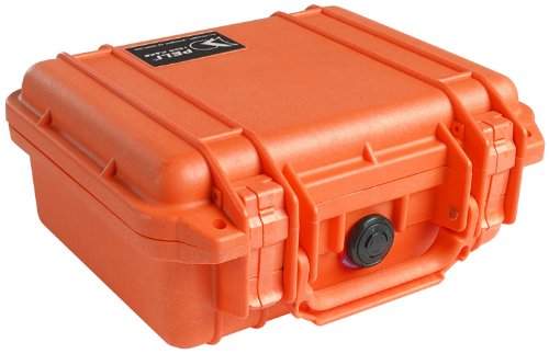 Caixa para Equipamentos PELI 1200 - Laranja Peli - Peças e acessórios para câmeras - resistente à pressão, válvula de despressurização, fecho duplo, transporte