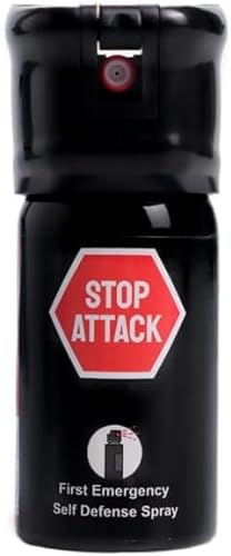 Stop Attack Spray Anti-Aggression 40 Ml Hoernecke - Mangual e spray de pimenta - anti-agressão, 40 ml, spray
