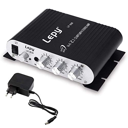 Amplificador para Subwoofers DOLLAtek LEpy LP-838 DollaTek - Amplificadores de veículos a motor - amplificador, subwoofers, dollatek, lepy lp-838