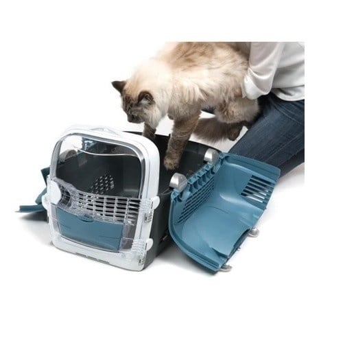 Transportador de Animais CATIT Cabrio (Preto) Catit - Transportadoras e gaiolas para animais de estimação - transportador, animais, catit, cabrio, preto