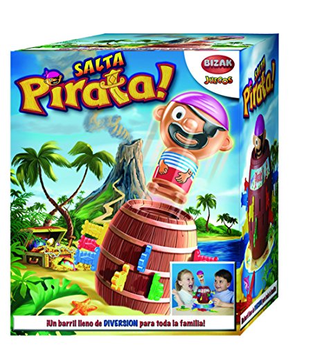 Jogo de Mesa BIZAK Tricky Pirate Jump (Idade Mínima Recomendada: 4 anos) Bizak - Jogos - jogo de mesa, pirata, 4 anos