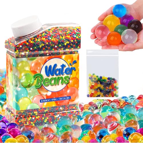 Perlas de Água Coloridas 50.000 Unidades YESLUSY YESLUSY - Enfeites de vasos e espalhadores de mesa - gel, flores, plantas, biodegradável