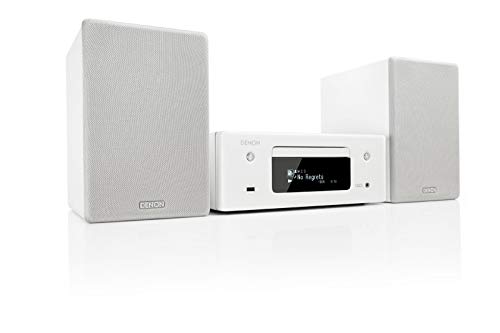 Denon Ceol N10 Mini Sistema de Áudio Cinzento e Branco 160 W Denon - Reprodutores de áudio e gravadores - mini, cinzento, branco, 160W