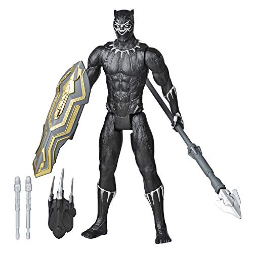 Figura de Ação AVENGERS Black Panther Titan Hero Blast Gear Deluxe 30cm Marvel - Bonecos de ação e brinquedo - black panther, titan hero, Blast Gear Deluxe, 30cm