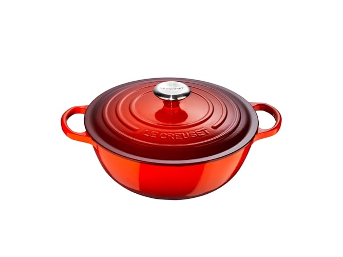 Tabuleiro para forno LE CREUSET Vermelho 32cm Le Creuset - Utensílios de cozinha - 32 cm, vermelho, polivalente, fácil de manusear