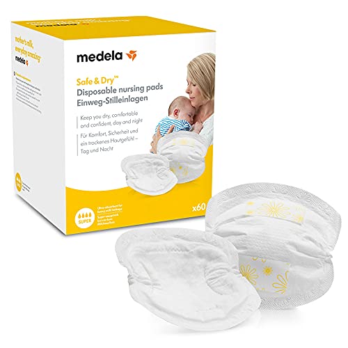 Medela 1000000010 Conjunto de Acessórios para Amamentação (Recondicionado Como Novo) MEDELA - Banho e corpo - 60 almofadas, forro macio, absorventes, impermeáveis