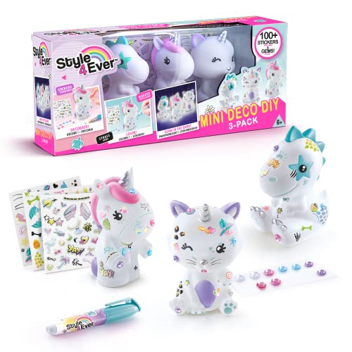 Canal Toys Mini Deco DIY Set of 3 (Idade Mínima Recomendada: 6 anos) CANAL TOYS - Materiais de arte e artesanato - arte, crianças, intermédio