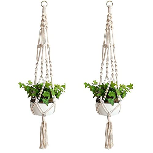 Cesto para Plantas HOMCOM 2 Peças (Branco - 105x10.5cm) MUYAN - Suportes para plantas - cesto, plantas, 2 peças, branco