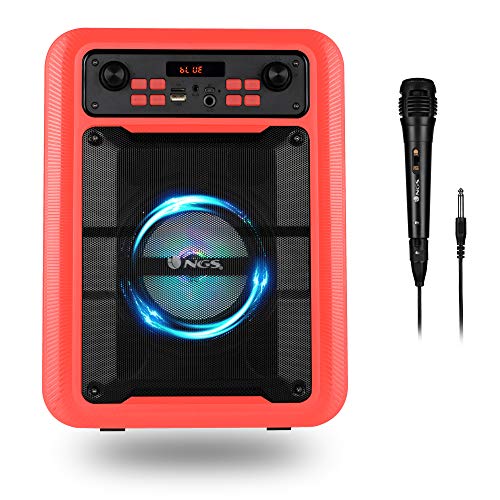 Coluna Portátil NGS Roller Lingo Vermelho (20 W) NGS - Alto-falantes - portátil, 20 w, vermelho