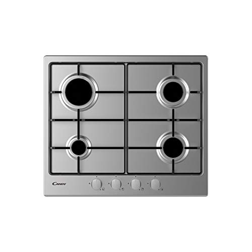 Placa de Gás CANDY CHW6BRX (Gás Natural - 59.5 cm - Inox) Candy - Eletrodomésticos de cozinha - gás natural, 59.5 cm, inox