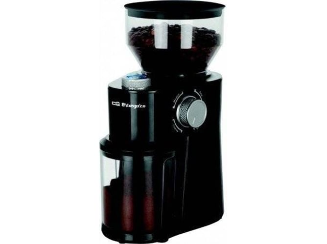 Moinho de Café Orbegozo MO 3400 | Aço inoxidável Orbegozo - Moedores de café - 9,5 g, 24 l, preto, interruptor