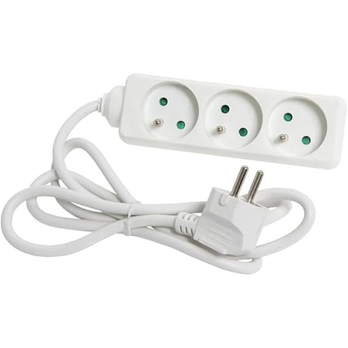 Extensão Elétrica CUC Exa 3000 3 tomadas Branco Levitantes - Fios e cabos elétricos - 3 tomadas, branco