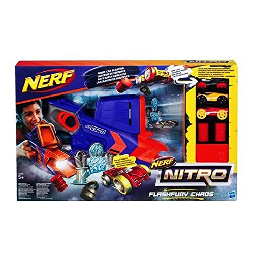 Lançador NERF Nitro Flashfury Chaos (Idade Mínima: 8 anos) Nerf - Armas de brinquedo e acessórios - nerf, nitro, Flashfury, chaos