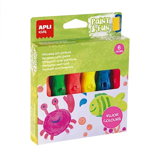 Tinta Lavável Infantil Apli Kids 6 Cores APLI - Tinta - lavável, infantil, apl kids, 6 cores