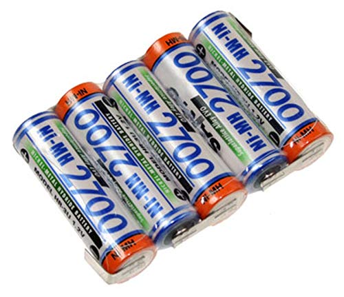 Pilha recarregável PANASONIC Batería de 6V 2700mAh WSB Battery - Baterias - 6v, 2700mah, aa, nimh