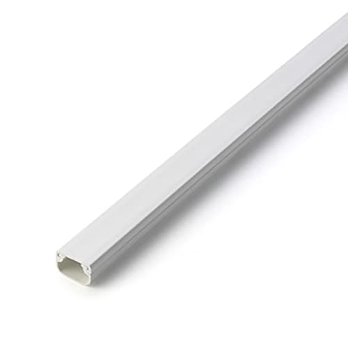 Canaleta Adesiva com Tapa de Bisagra INOFIX INOFIX - Fios e cabos elétricos - canalha adesiva, tampa bisagra, 16x10mm, branco