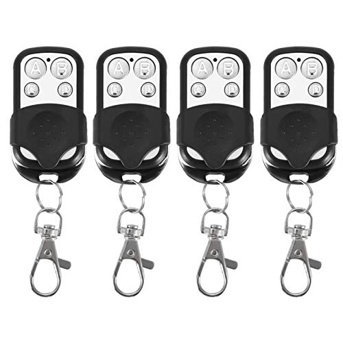 Chaveiro de Controle Remoto Duplo 4 Peças Qii lu - Acessórios para eletrodomésticos - 4 peças, controle remoto, rádio frequência, 433 MHz