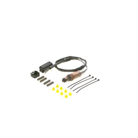 Sensor de temperatura e humidade BOSCH 0258986505 Bosch - Sistema de escape do veículo automotor - temperatura, humidade, preto, plástico