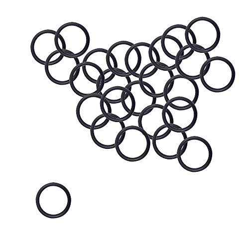 Conjunto de Juntas TORICAS de Goma para Riego Siroflex - Enfeites e acabamentos - 25 juntas, 9mm, goma, riego