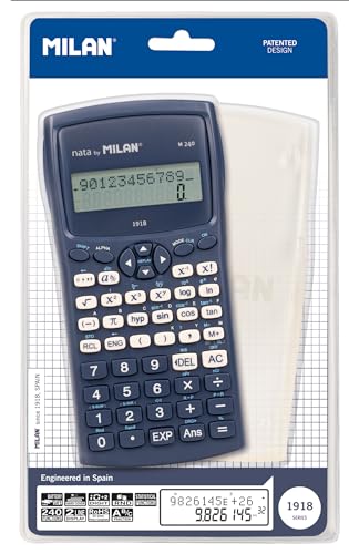 Calculadora Científica MILAN M240 (Azul) FACTIS, S.A. - Calculadoras - científica, azul, calculadora