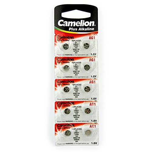 Pilhas Camelion 10X Alcalina Botões Ag1 Lr621 Camelion - Baterias de uso geral - alcalina, botões, lr61, ag1