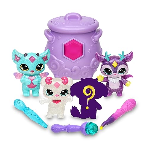 Conjunto de bonecos de brincar FAMOSA Magic mixlings Famosa - Brinquedos - 3 bonecos, caldeirão mágico, estrelas, cores vivas