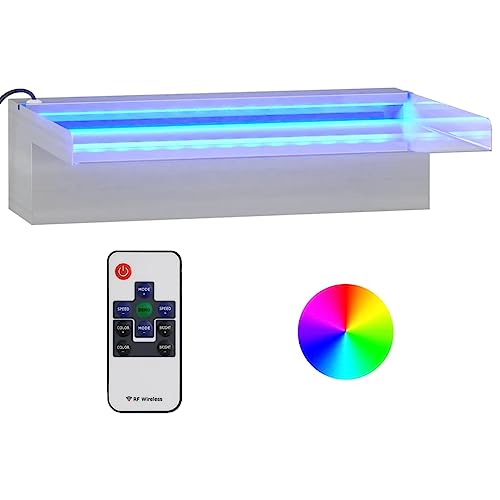 Fonte de Água com Led Rgb para Jardin Estanque Piscina Patio Exterior vidaXL vidaXL - Luminárias Decorativas - rgb, jardim, piscina, exterior