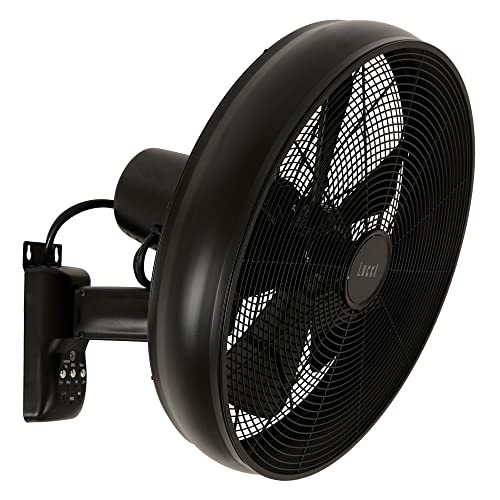 Ventoinha de Parede Lucci Air Breeze Preto (Climatização e ventilação) Beacon Lighting - Ventiladores - ventoinha, parede, lucci air breeze preto, climatização, ventilação