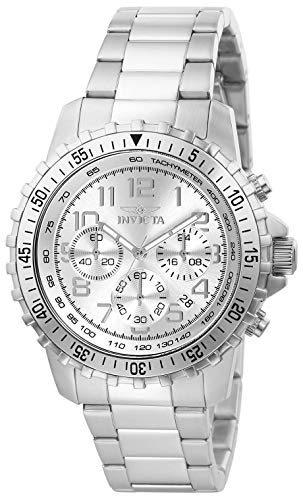 Relógio Homem INVICTA Specialty (Prateado) INVICTA - Relógios - ecrã de vidro, cronógrafo, calendário, movimento quartz