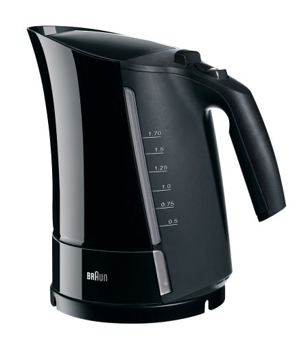 Braun Multiquick 3 Wk 300 Bk Chaleira Eléctrica 1.7 L 2280 W Preto Braun - Eletrodomésticos de cozinha - preto, 1.7 L, 2280 w, elétrico