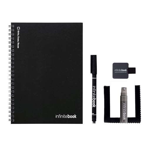 Infinitebook Infinite Book Starter Kit A5 (Livro) InfiniteBook - Downloads de música digital - A5, preto branco, livro, starter kit