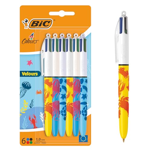 Canetas de Feltro BIC 4 Cores Velours (Caixa de 6) BIC - Canetas - canetas, feltro, bic, 4 cores, velours