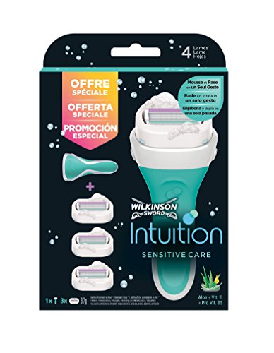 Wilkinson Sword Intuition Sensível Cuidado Máquina Depilatória Wilkinson Sword - Lâminas e navalhas de barbear - sensível, depilatório, cuidado