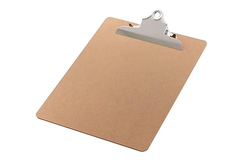 Porta-Documentos Q-CONNECT (Castanho - A4) Q-Connect - Pranchetas - a4, plástico rígido, pega metálica